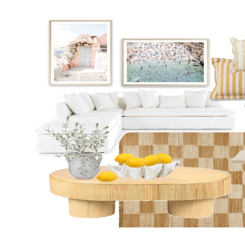 Mediterranean living room Mood Board by Em Haus Creative on Style Sourcebook