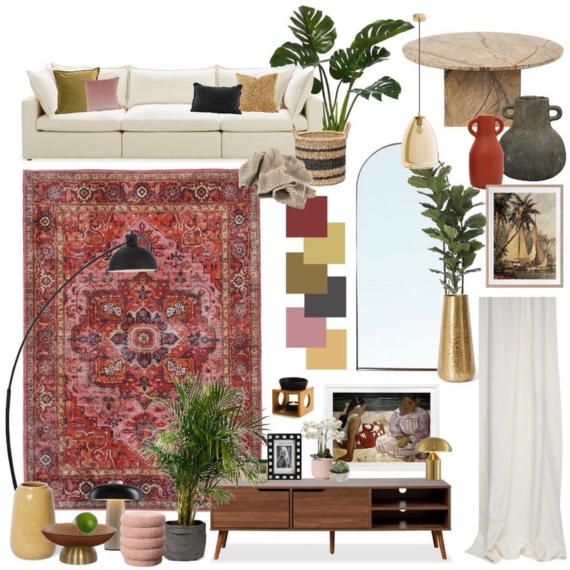 Living Room 2024. Mood Board by Floor. on Style Sourcebook