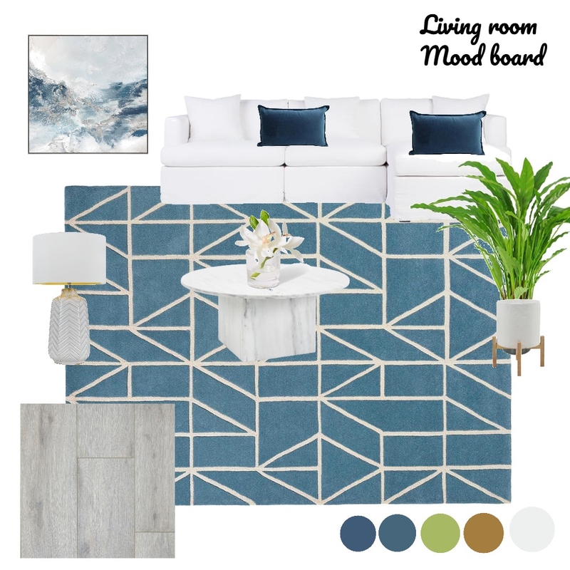 Blue Mood Board by Paola18 on Style Sourcebook