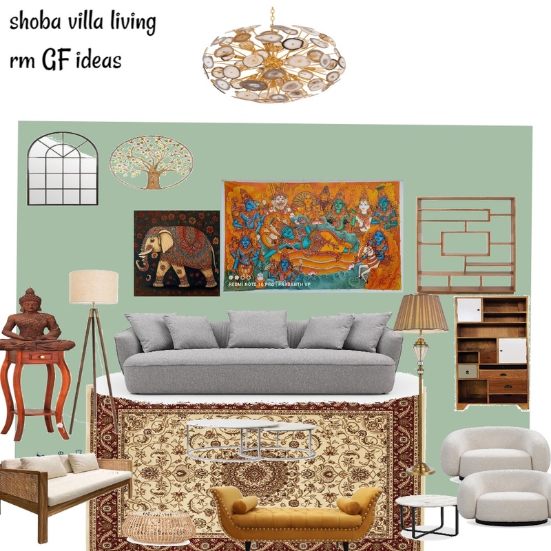 shobha villa GF living rm Mood Board by shreya on Style Sourcebook