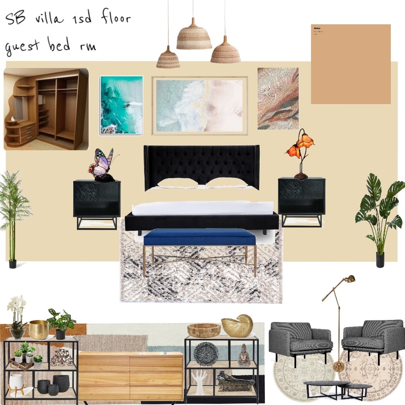 SB villa 1st floor guest bed rm Mood Board by undefined on Style Sourcebook