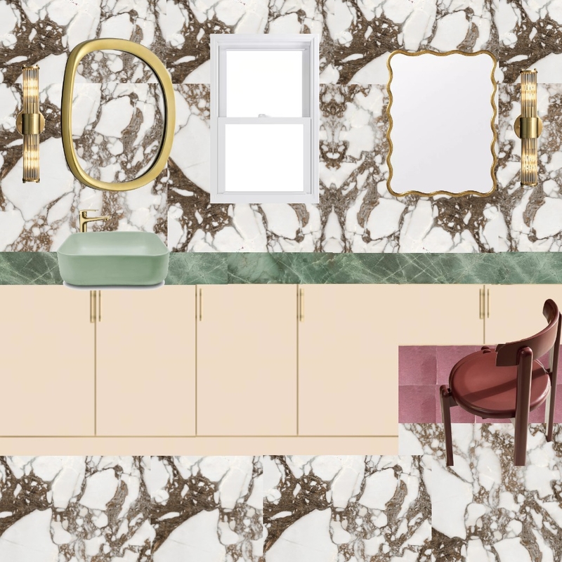 Ensuite - Green & Marble Mood Board by dl2407 on Style Sourcebook