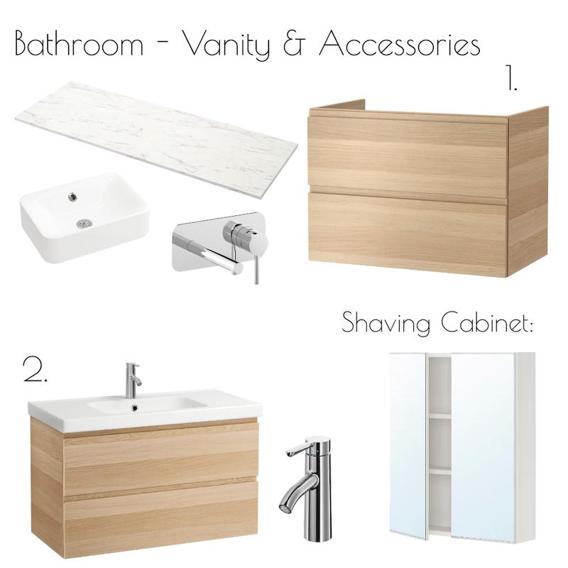 Bathroom - Vanity & Accessories Mood Board by Libby Malecki Designs on Style Sourcebook