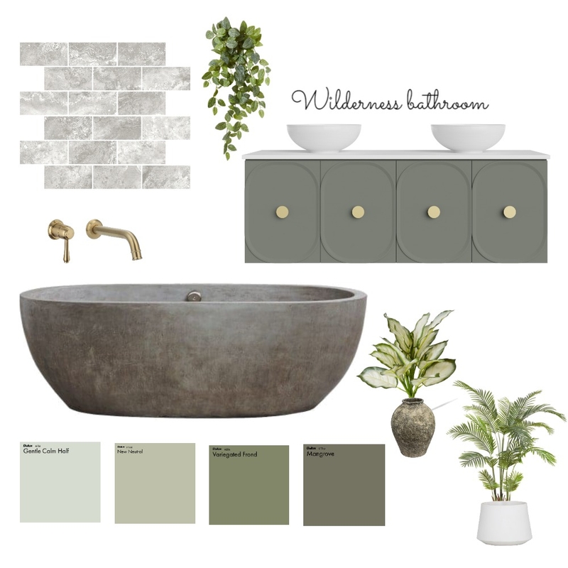 Wilderness Bathroom Mood Board by creative grace interiors on Style Sourcebook