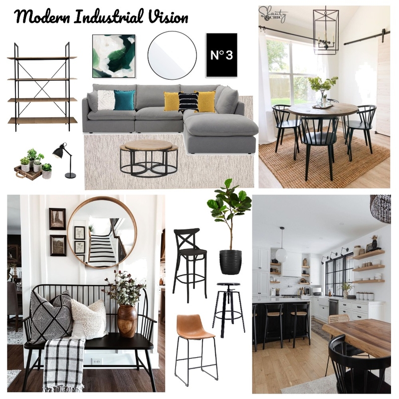 MODERN INDUSTRIAL Mood Board by Helen Maclean on Style Sourcebook