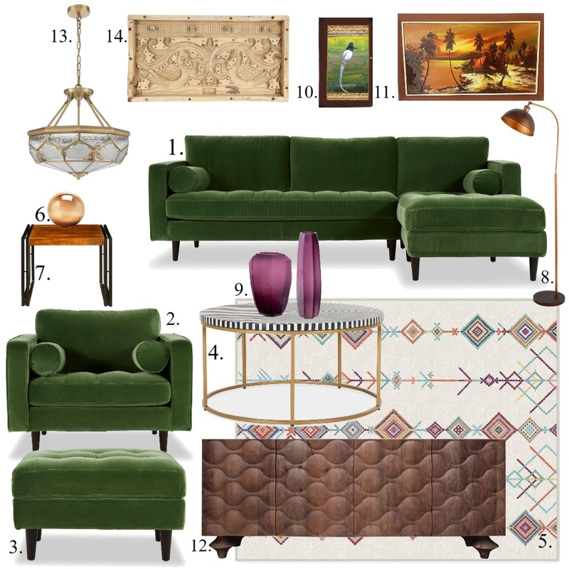 Module 9 Living Room Mood Board by swearenjen@gmail.com on Style Sourcebook