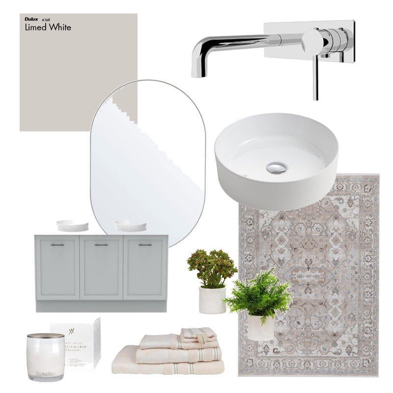 Nickel white Bathroom Mood Board by Leah13July on Style Sourcebook