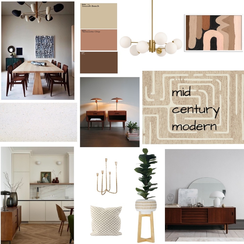 mid century modern Mood Board by zaharica2005 on Style Sourcebook