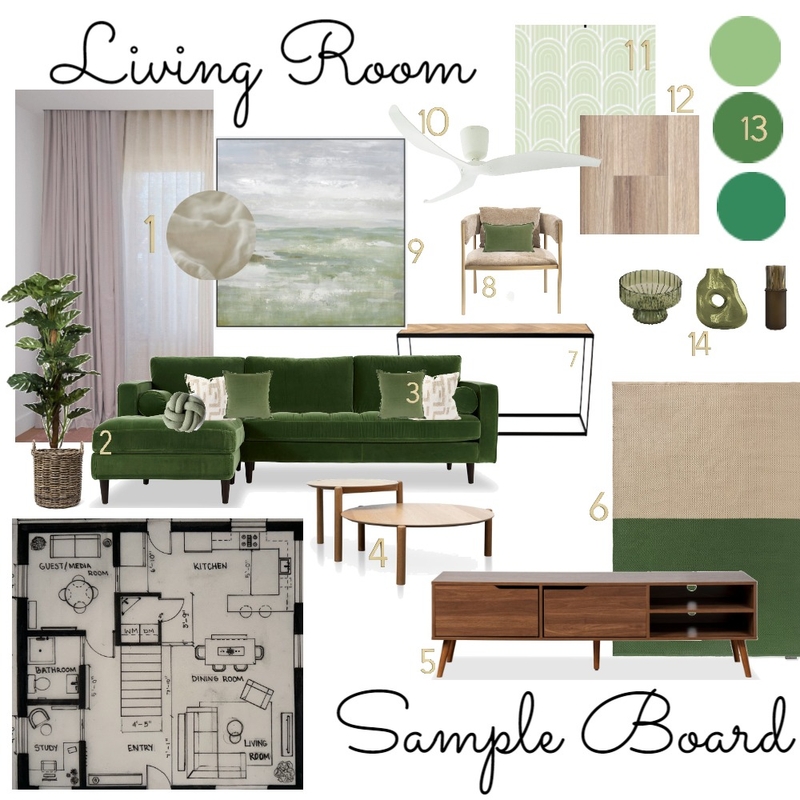 Monochromatic Sample Boards Mood Board by Mya on Style Sourcebook