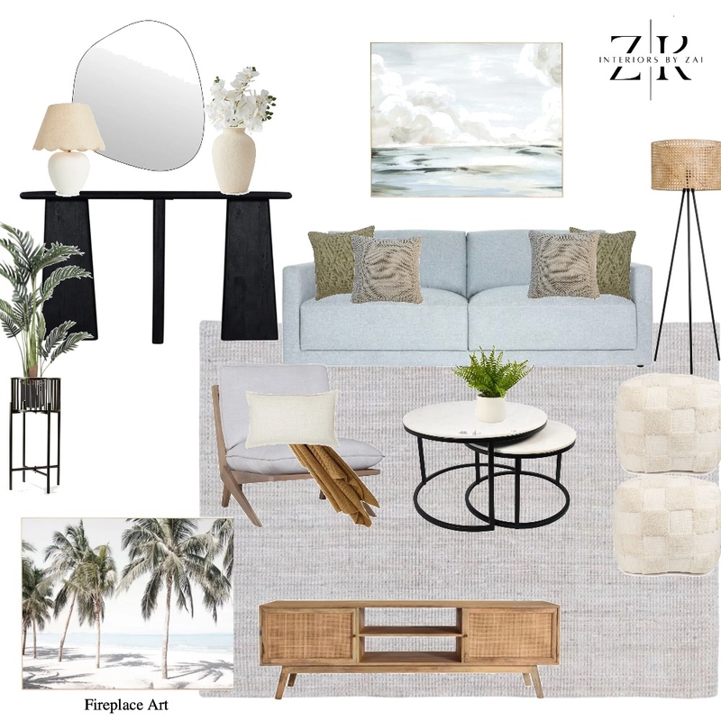 Airbnb - Modern touch with a tad of coastal Mood Board by Interiors By Zai on Style Sourcebook