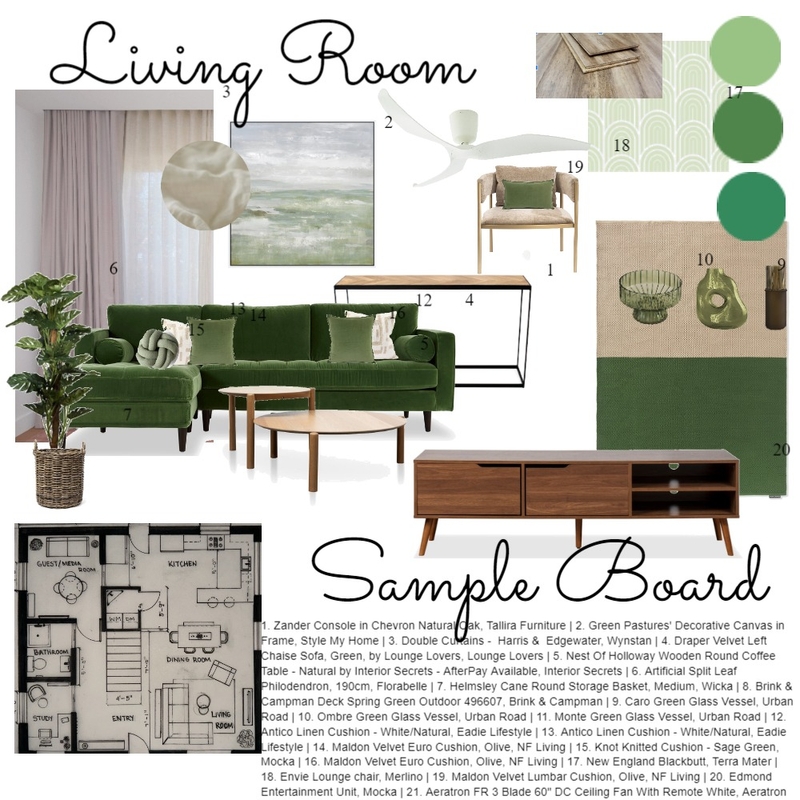 Monochromatic Sample Boards Mood Board by Mya on Style Sourcebook