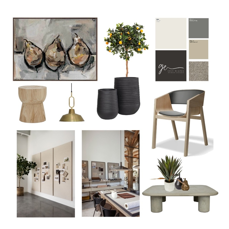 Design Office Mood Board by gelyelkina23 on Style Sourcebook