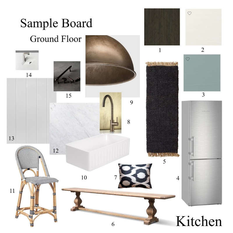 Sample Board - Kitchen (1) Mood Board by MarnieDickson on Style Sourcebook