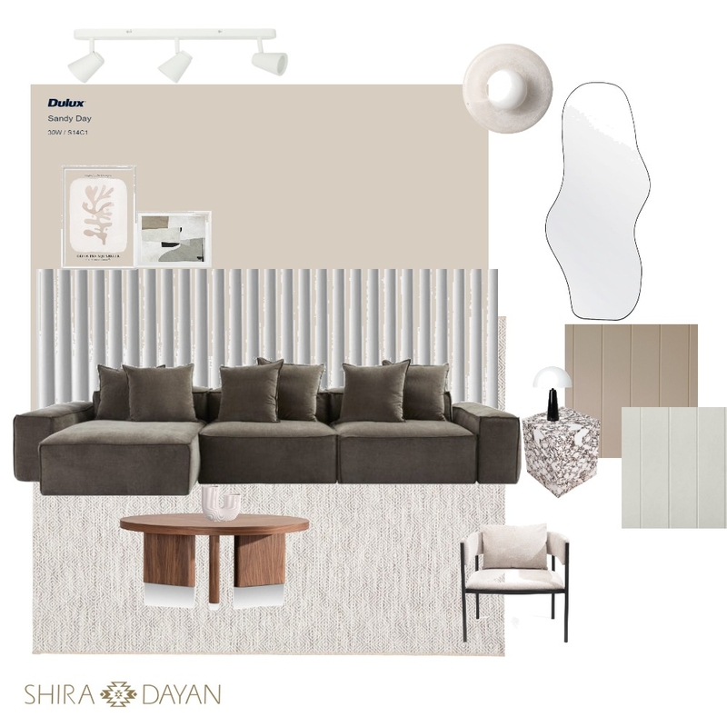 Modern minimalist living Mood Board by SHIRA DAYAN STUDIO on Style Sourcebook