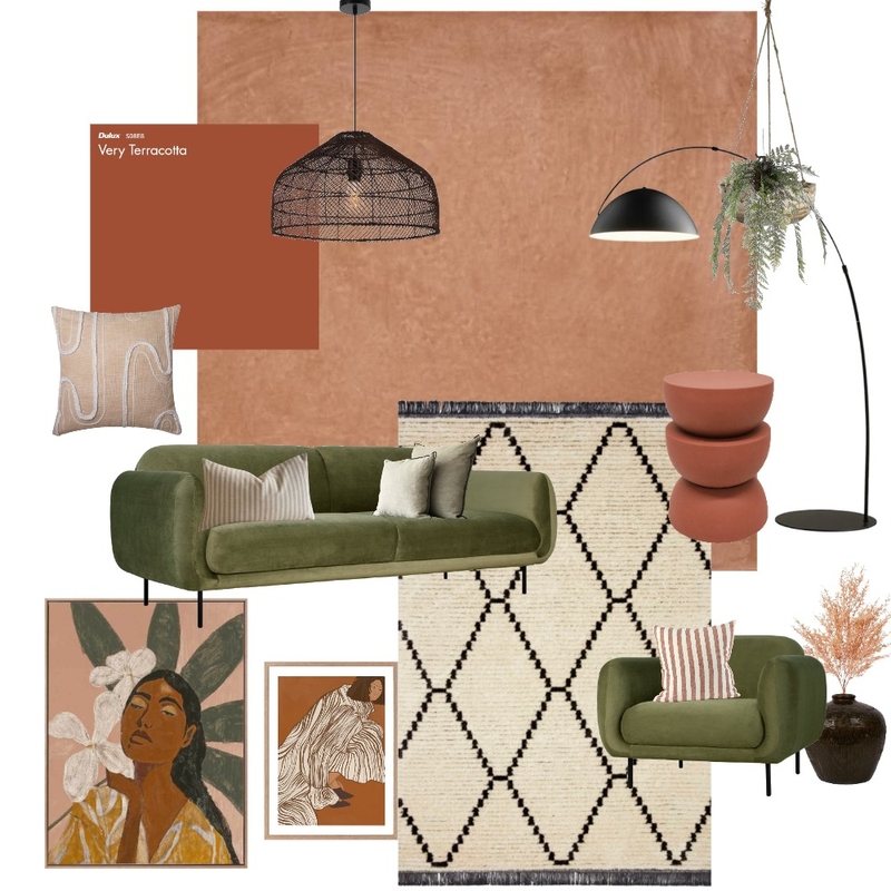 Terracotta earthy Mood Board by Millisrmvsk on Style Sourcebook