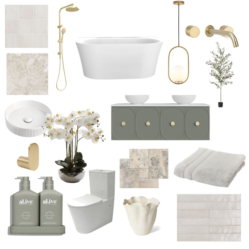 bathroom mood board Mood Board by isabellescott on Style Sourcebook