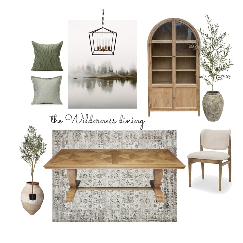 The Wilderness Dining Mood Board by creative grace interiors on Style Sourcebook