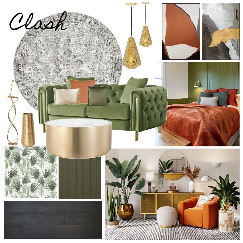 Clash Colour Scheme - Masters Mood Board Mood Board by Adaiah Molina on Style Sourcebook