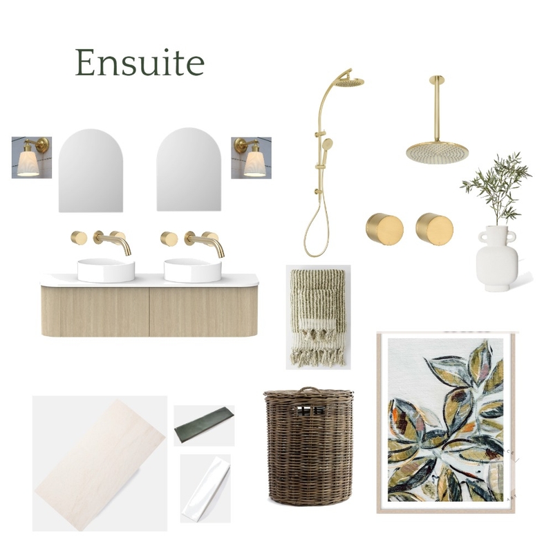 Ensuite Mood Board by Sarah on Style Sourcebook