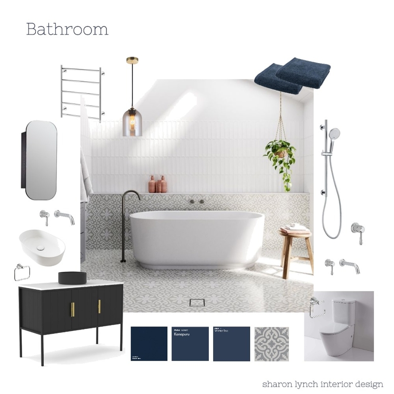 Burman Bathroom Mood Board by Sharon Lynch on Style Sourcebook