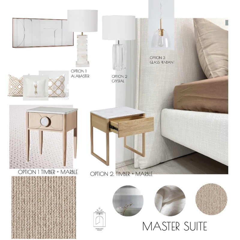 MASTER SUITE Mood Board by Paradiso on Style Sourcebook