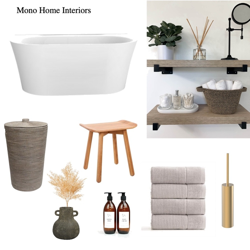 mono bathroom Mood Board by Alinane1 on Style Sourcebook