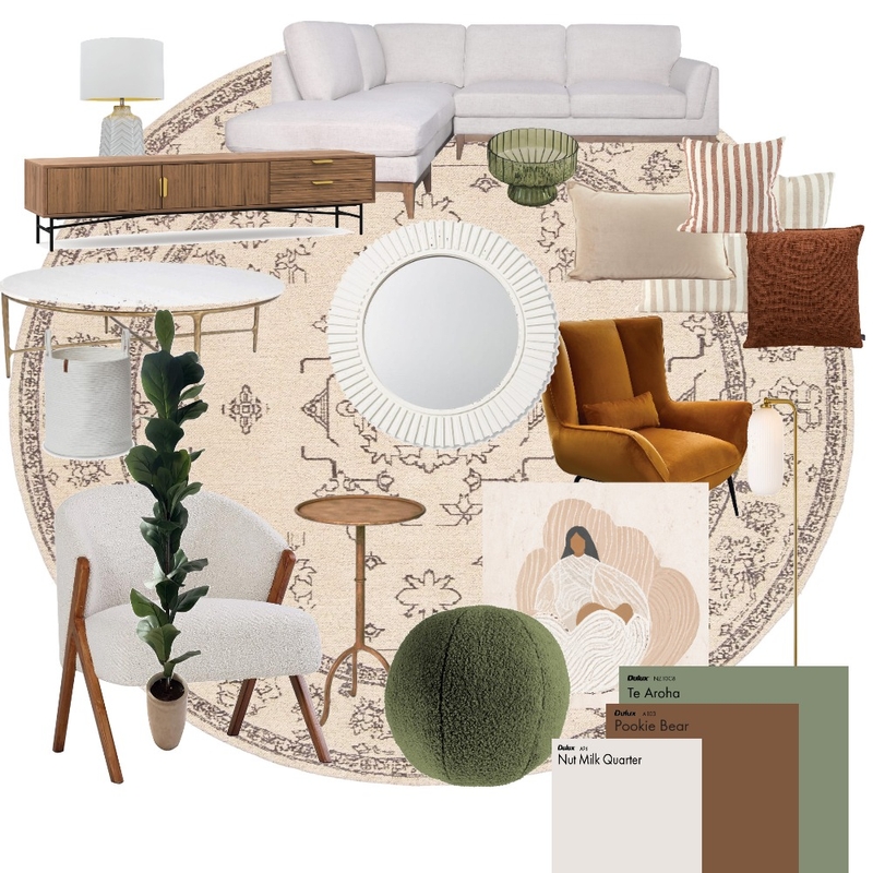 living Mood Board by ruyahalamrir on Style Sourcebook