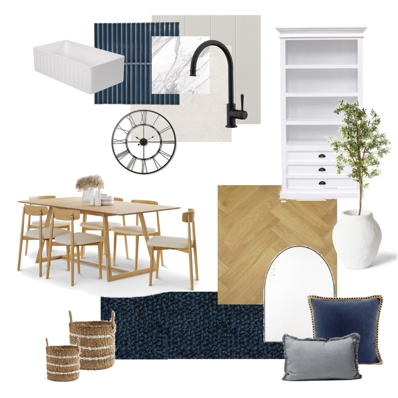 Modern Hamptons Mood Board by Bec Brown Design on Style Sourcebook