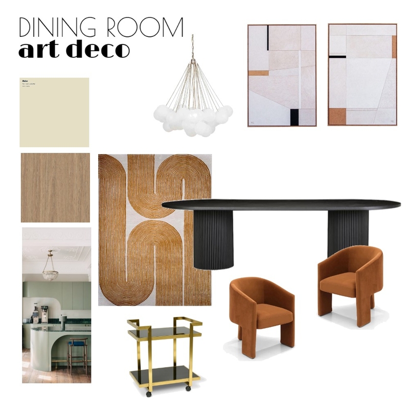 ART DECO DINING ROOM Mood Board by Rachel Romly Interiors on Style Sourcebook