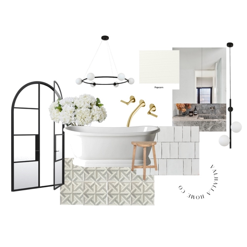 Classic Contemporary Ensuite Mood Board by Valhalla Home Co on Style Sourcebook