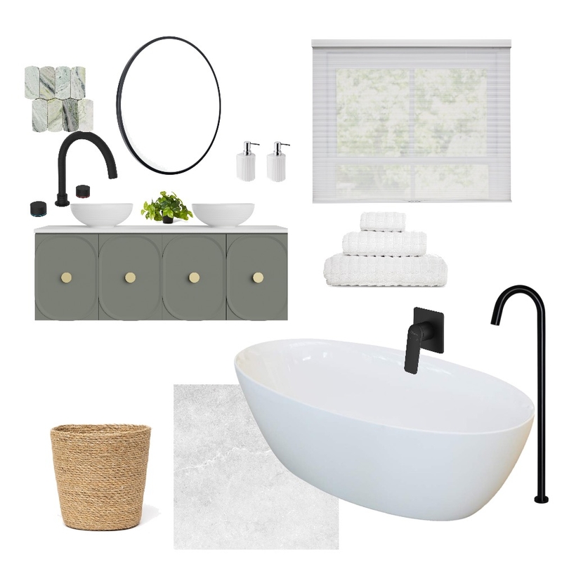 Naturalist bathroom Mood Board by Recreate Design Studio on Style Sourcebook