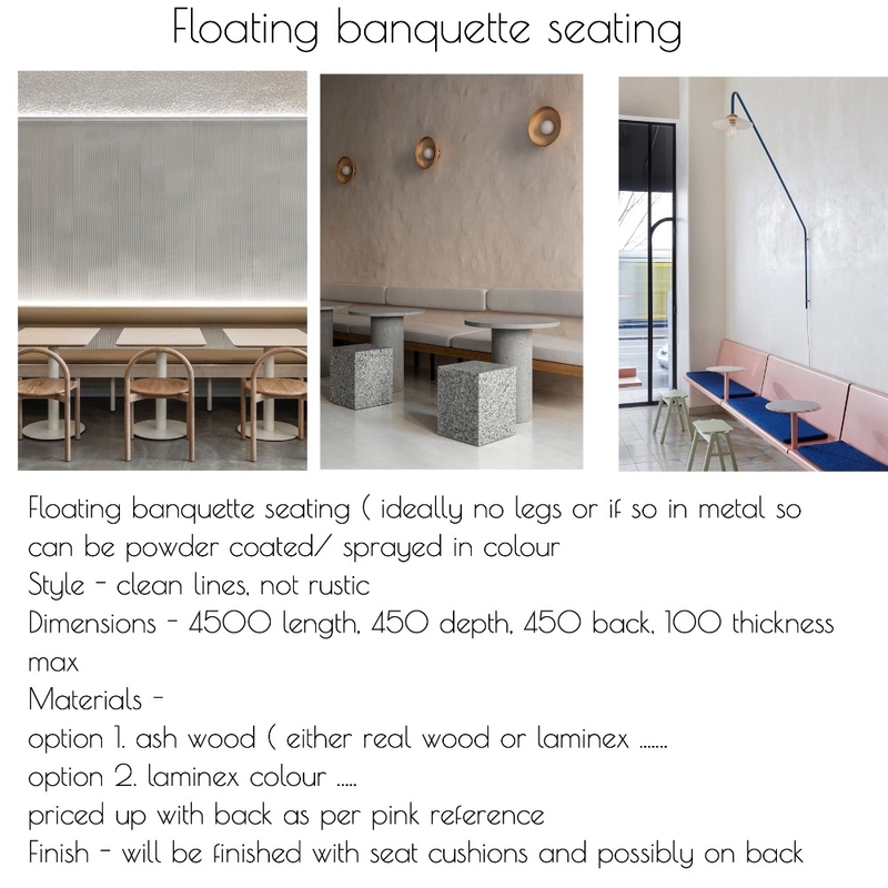 banquette seating Mood Board by Interior Design Rhianne on Style Sourcebook