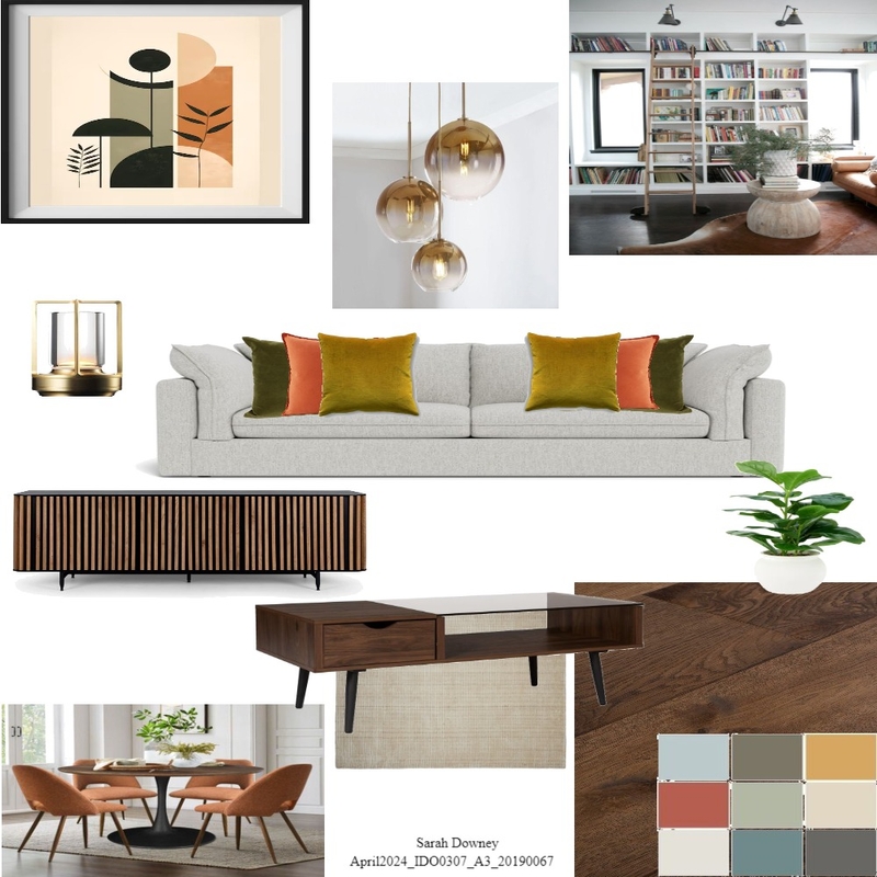 Mid Century Living room Mood Board by Sarah_D on Style Sourcebook