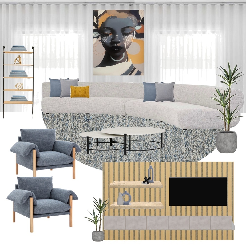 Bridgeman Project - Upstairs living Mood Board by The Ginger Stylist on Style Sourcebook