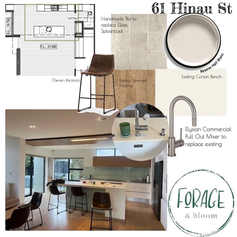 61 Hinau St - Kitchen Mood Board by fleurwalker on Style Sourcebook