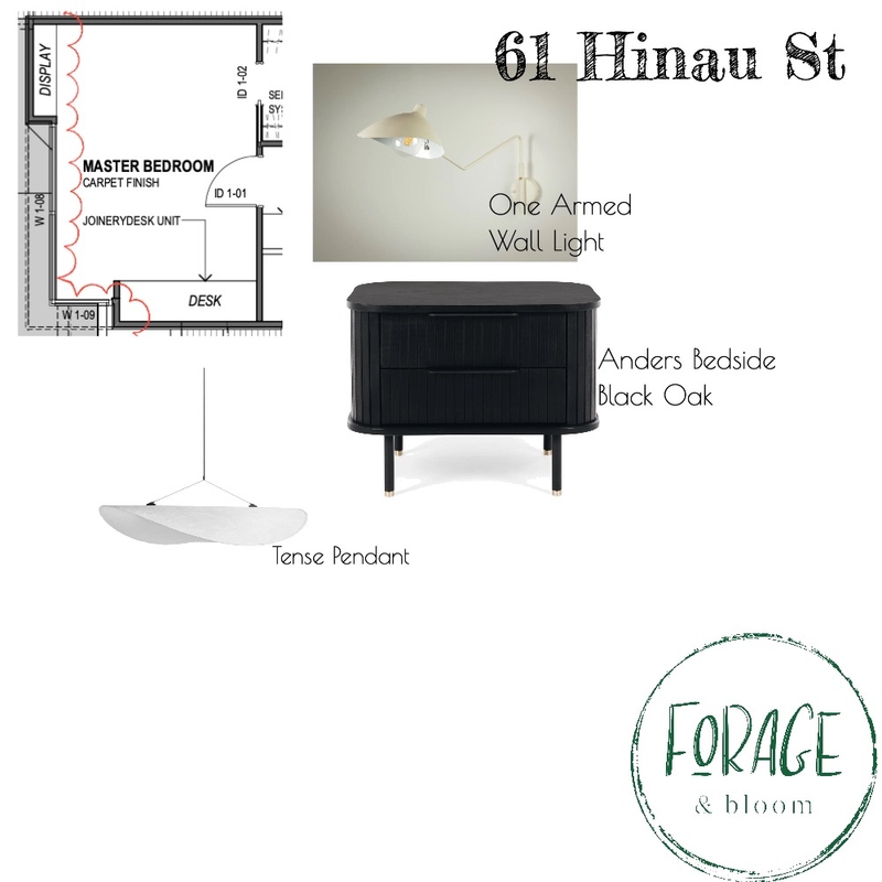 61 Hinau St - Master Bedroom Mood Board by fleurwalker on Style Sourcebook