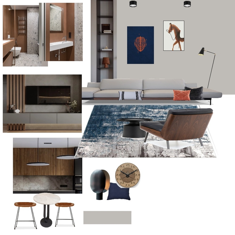 интерьер для холостяка Mood Board by gretna on Style Sourcebook