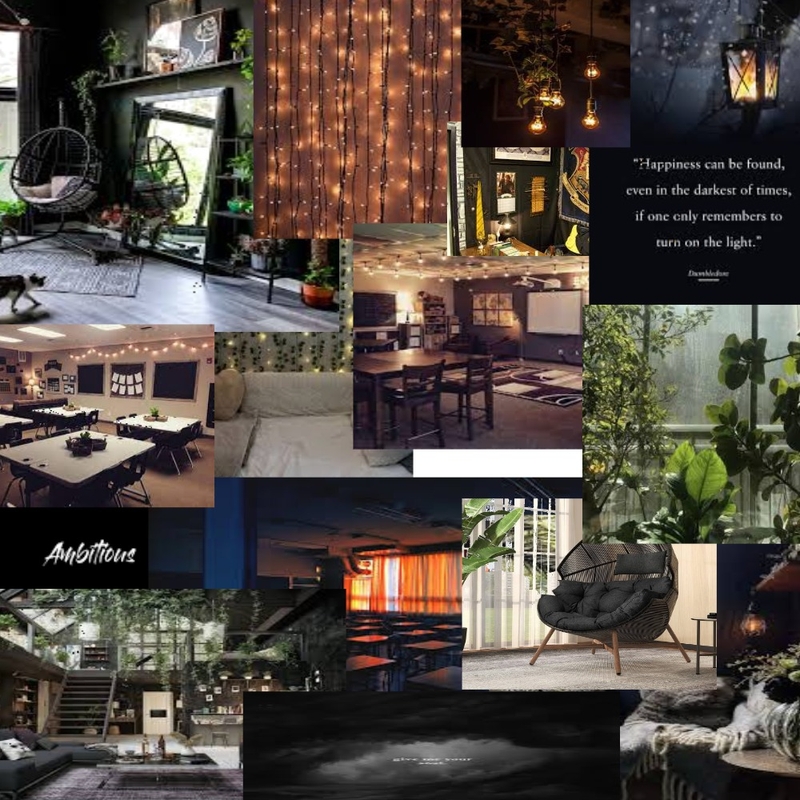 Dark Modern Moody Mood Board by Arfaa on Style Sourcebook