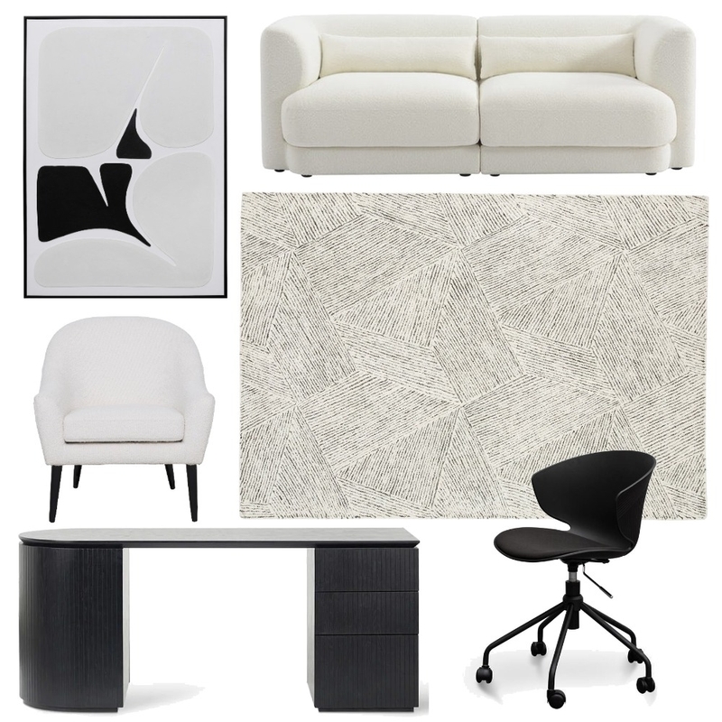 Effie - Monochrome Office Mood Board by Miss Amara on Style Sourcebook