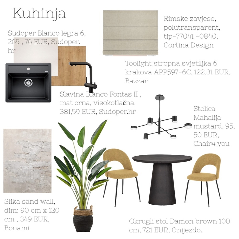 mendeš kuhinja Mood Board by acikovic on Style Sourcebook