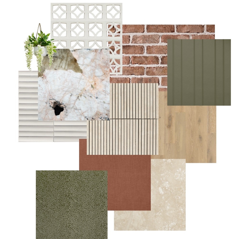 Material Collage Mood Board by isabellahartung on Style Sourcebook