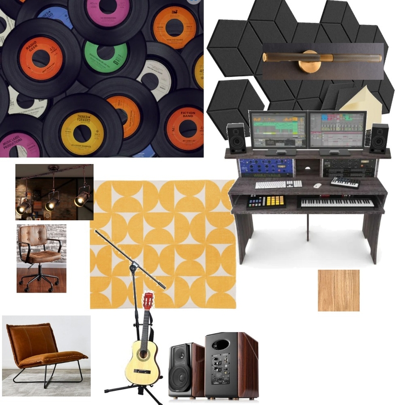 paolo music studio Mood Board by Francesca Castiglioni on Style Sourcebook