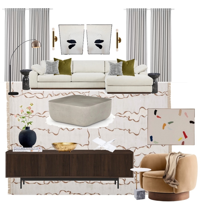 3202 Elva Ave. Living 4 Mood Board by Think Modern on Style Sourcebook