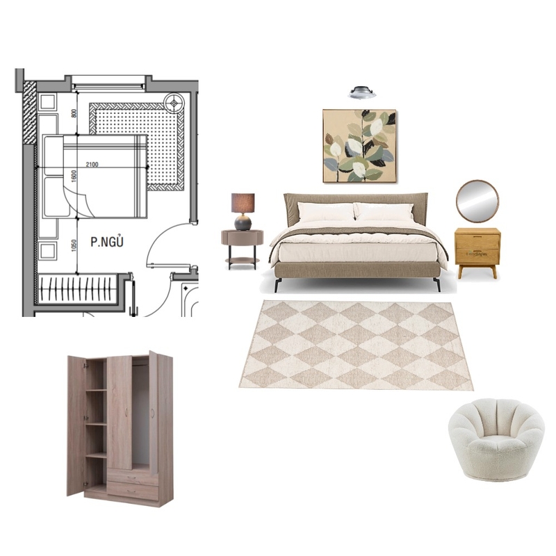 bedroom Mood Board by doanbuixd@gmail.com on Style Sourcebook