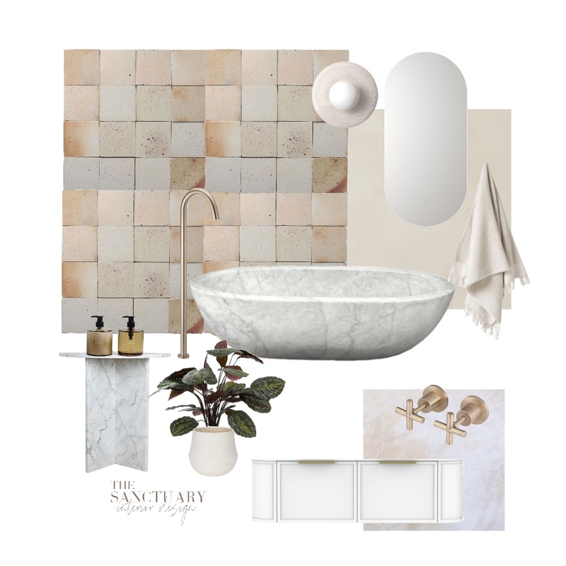 Terracotta & Marble Mood Board by The Sanctuary Interior Design on Style Sourcebook