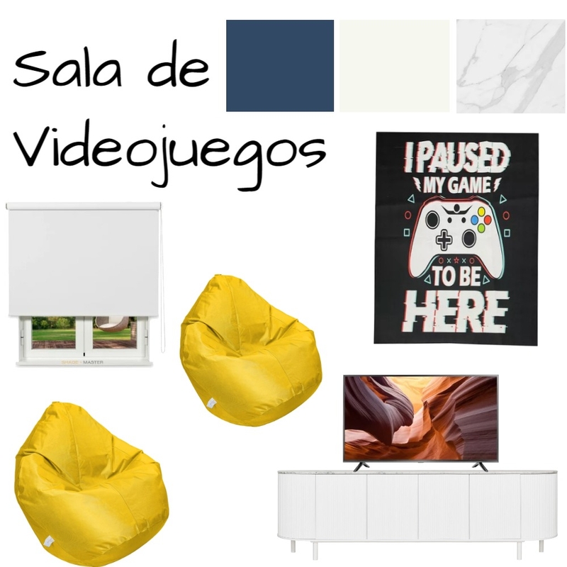 SALA DE VIDEOJUEGOS Mood Board by candegc1994@hotmail.com on Style Sourcebook