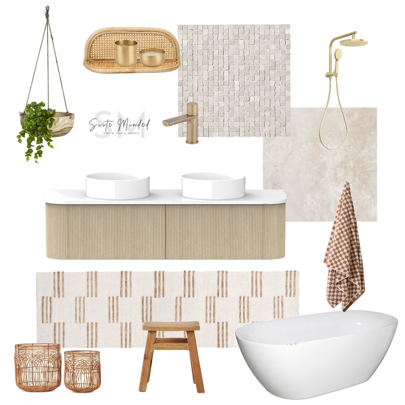 natural bathroom concept Mood Board by Suite.Minded on Style Sourcebook