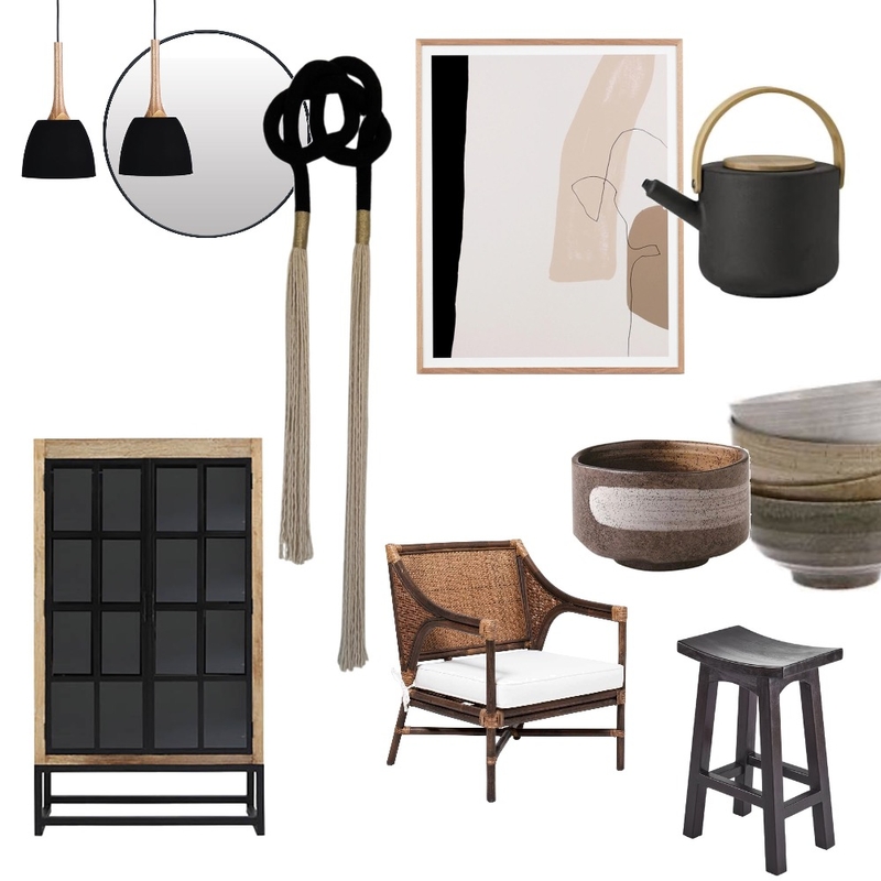 Japandi Mood Board by Rhiannon Lee, Oleander & Finch Interiors on Style Sourcebook