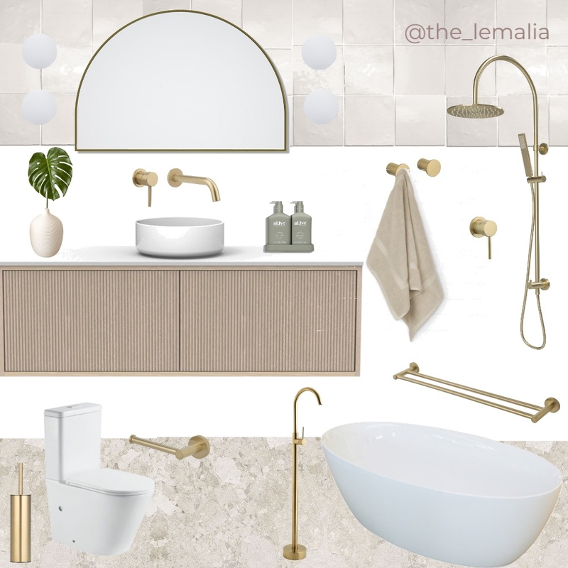 Master Ensuite Mood Board by jessietufilli@hotmail.com on Style Sourcebook