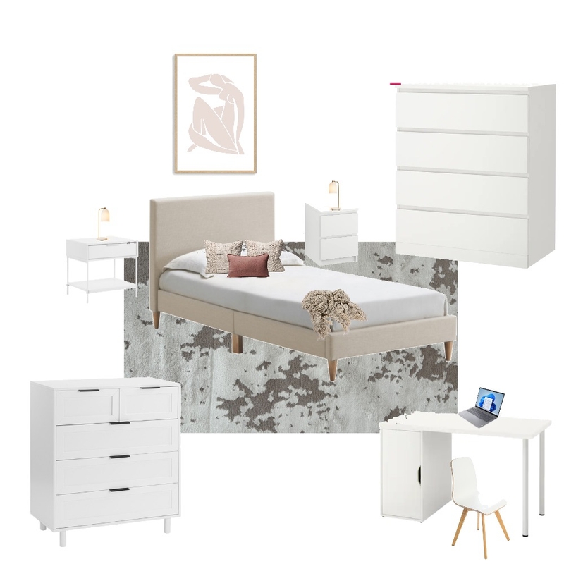 Student Bedroom Treeby Mood Board by Amanda Lee Interiors on Style Sourcebook